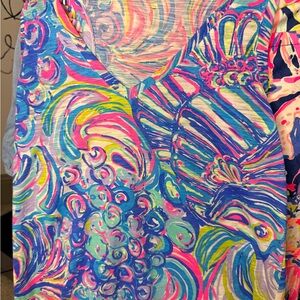 Lilly Pulitzer Multicolor Swirl Sleeveless Top